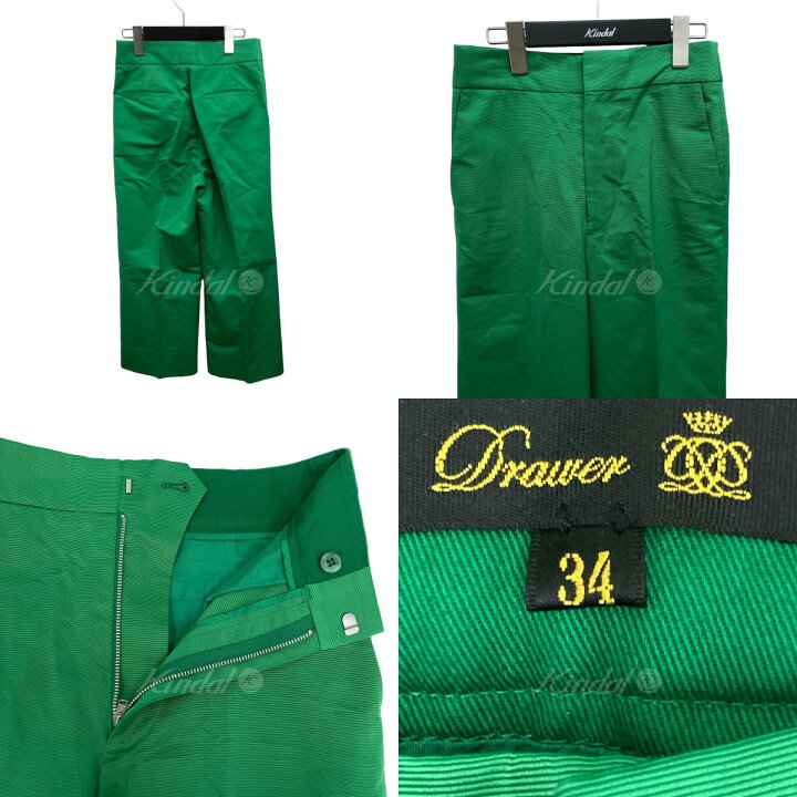 楽天市場】【中古】DRAWER グログランワイドクロップドパンツ 6514-236  