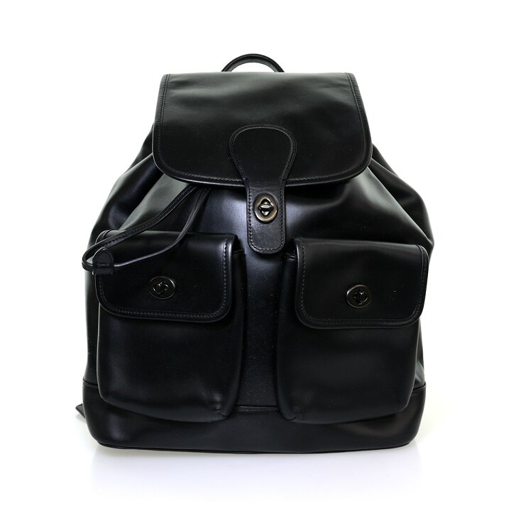 楽天市場】【中古】COACH バックパック リュックサック C1265 ブラック  