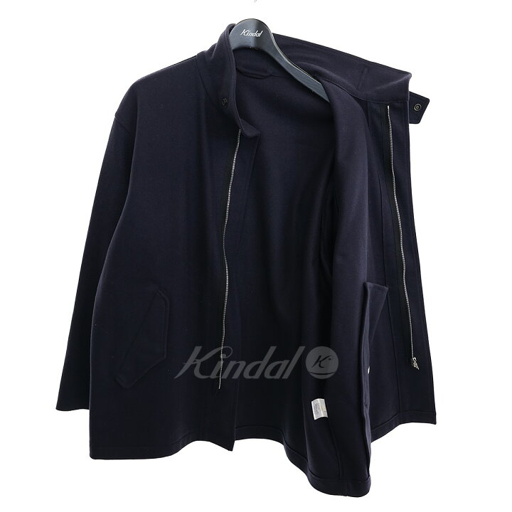 楽天市場】【中古】COMOLI フェルトンZIPブルゾン J03-01009 ネイビー 