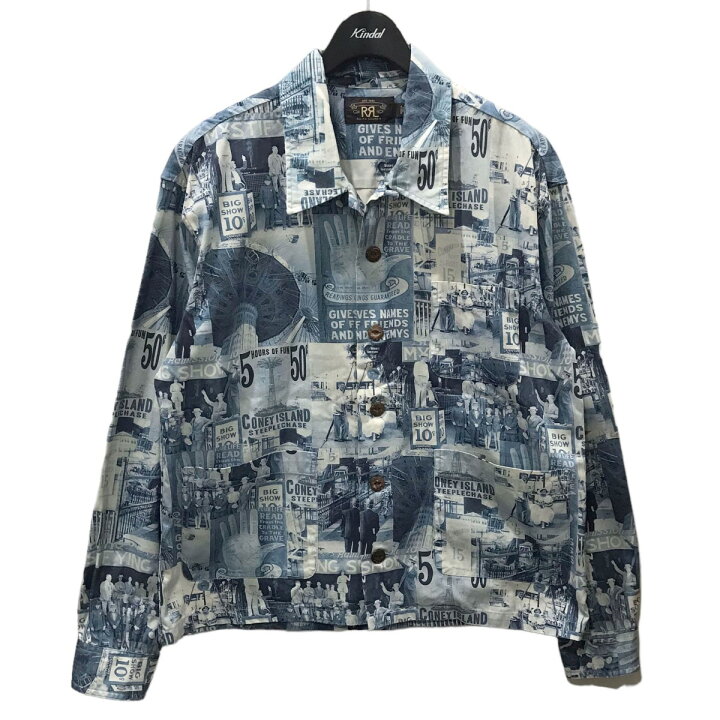 楽天市場】【中古】RRL フォトプリントシャツジャケット CAMP SHIRTS 