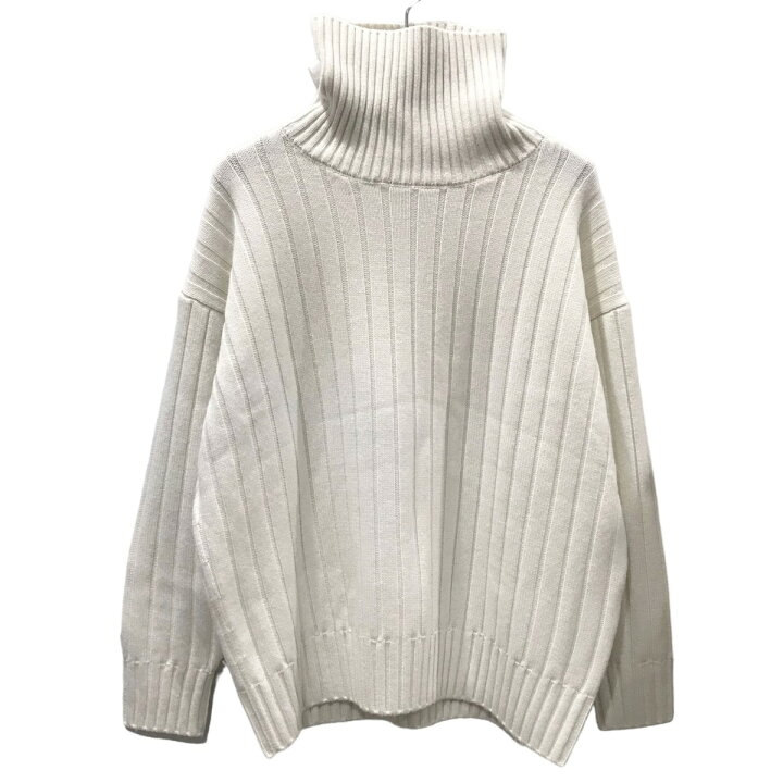 楽天市場】【中古】EBURE ローゲージタートルネックカシミヤニット  