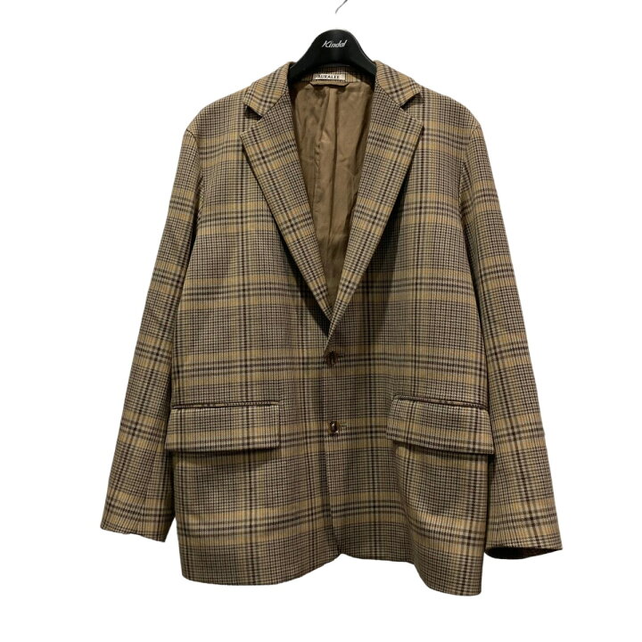 楽天市場】【中古】AURALEE ｢WOOL SERGE CHECK JACKET｣チェック 