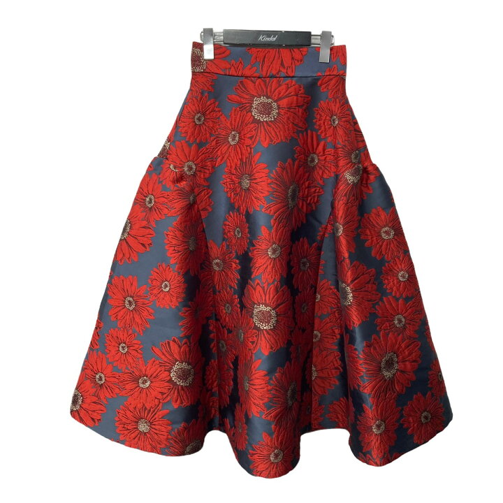 楽天市場】【中古】OBLI サイドボリュームジャガードスカート レッド  