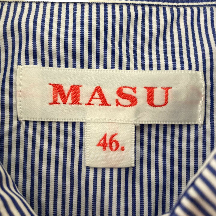 楽天市場】【中古】MASU 23SS DIAMOND-CUT SHIRT ダイヤモンドカット 