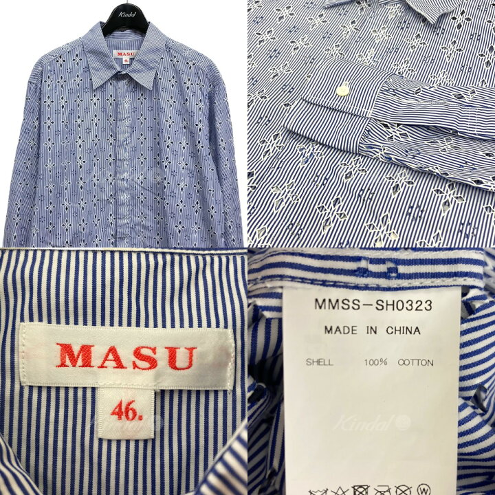 MASU/エムエーエスユー】DIAMOND-CUT SHIRT 23SS - ドレスシャツ 