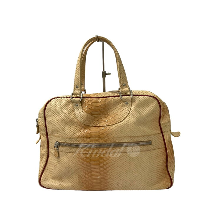 楽天市場】【中古】JACQUES LE CORREパイソン型押し トートバッグ タン 