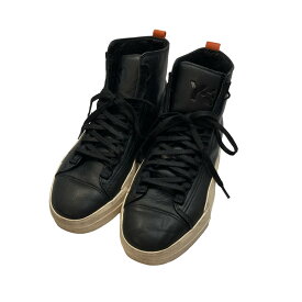 【中古】Y-3YUBEN MID ハイカットスニーカー／FX0568 ブラック サイズ：23．5cm【価格見直し】