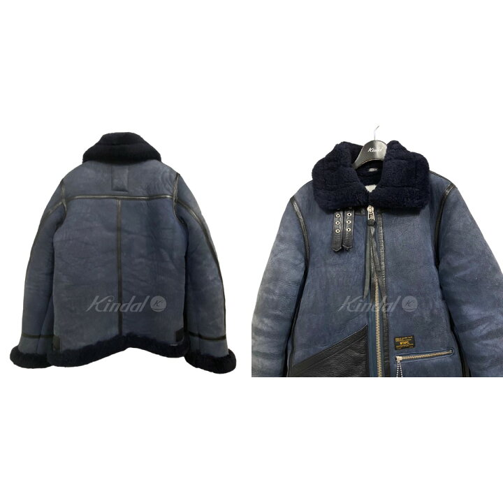 楽天市場】【中古】WTAPS11AW 「B-3」ムートンジャケット ネイビー 