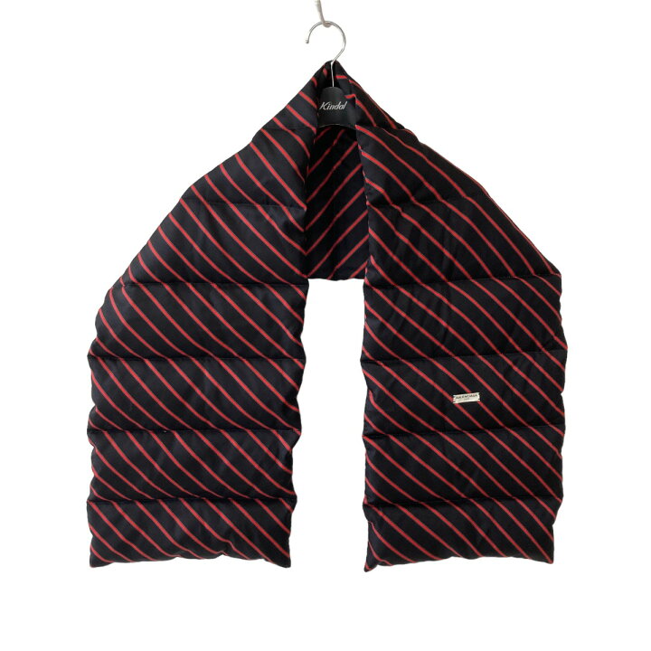 楽天市場】【中古】BALENCIAGA 16AWシルクストライプダウンマフラー 