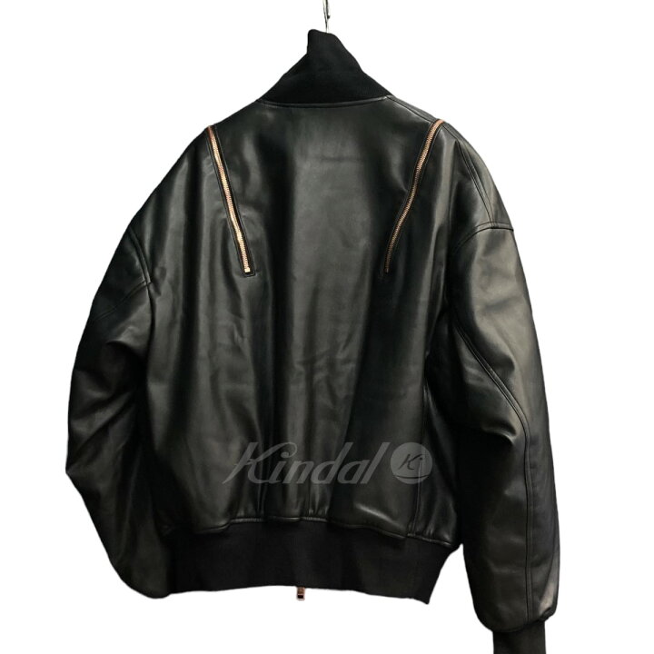 楽天市場】【中古】suesada エコレザーMA-1 ブルゾン ブラック サイズ  