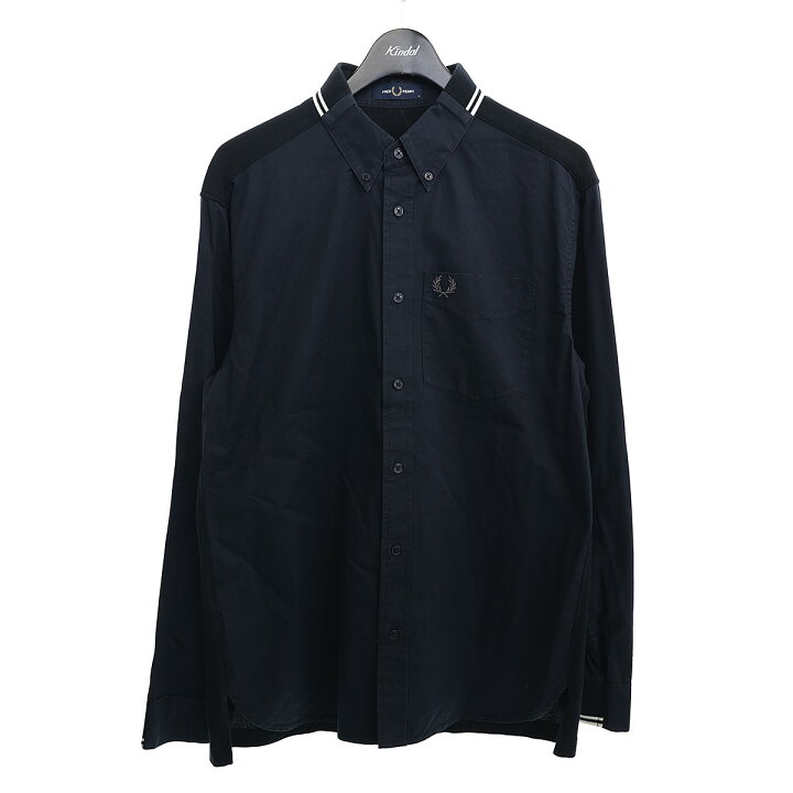 楽天市場】【中古】FRED PERRY 鹿の子切替ボタンダウンシャツ M3633 