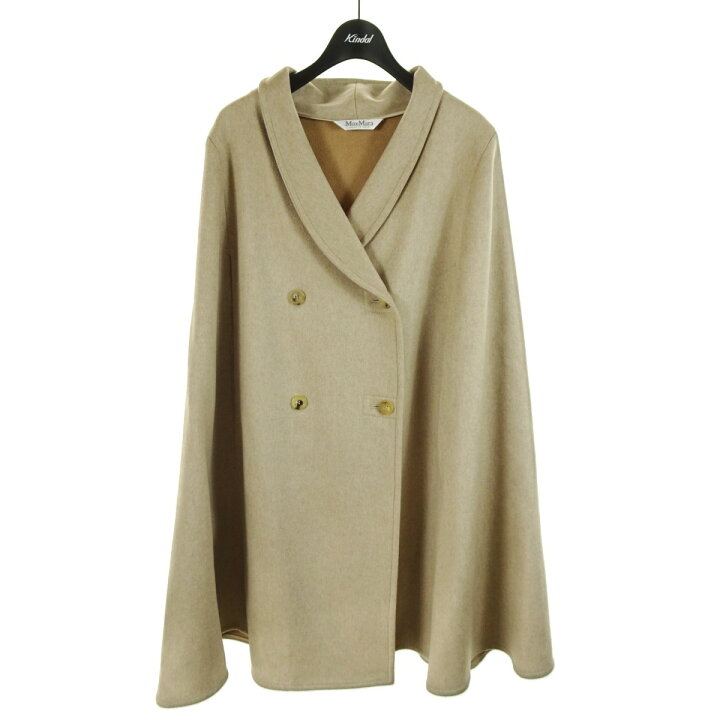 楽天市場】【中古】MaxMara カシミヤケープコート 473604076 ベージュ 
