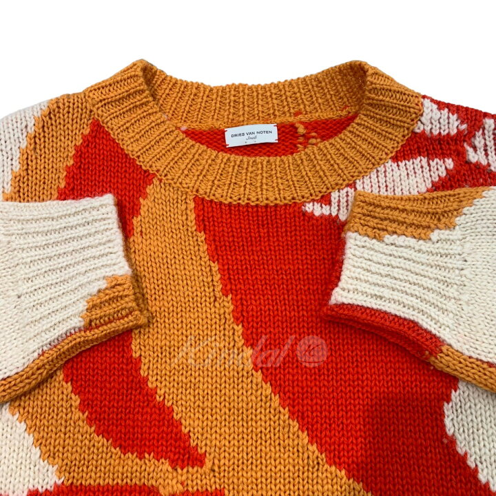 楽天市場】【中古】DRIES VAN NOTEN オーバーサイズ デザインニット  
