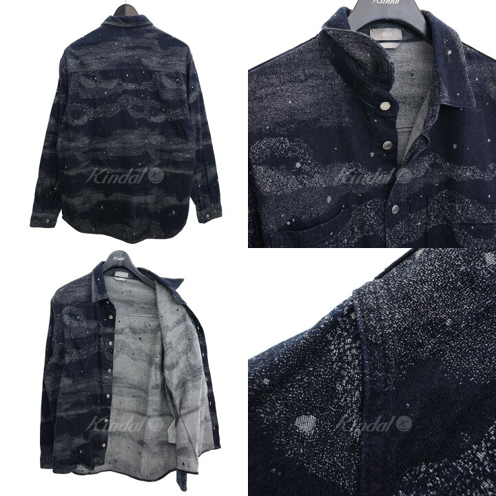 楽天市場】【中古】Dior ×PETER DOIG ジャガード総柄シャツ 