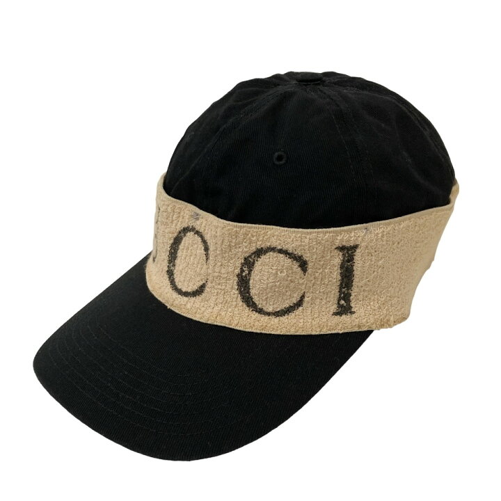 楽天市場】【中古】GUCCI ヘアバンド付きベースボールキャップ 492545 