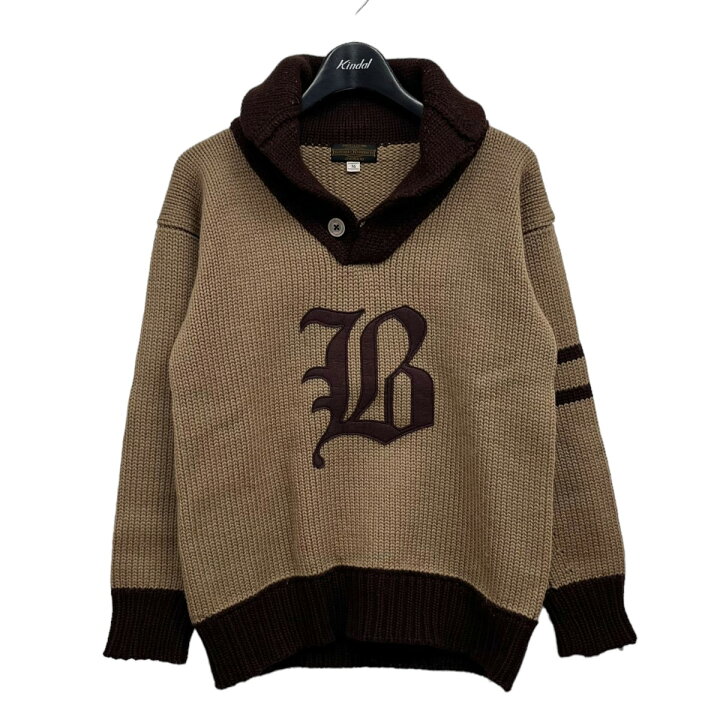楽天市場】【中古】BUTCHER PRODUCTS ショールカラーニット ベージュ 