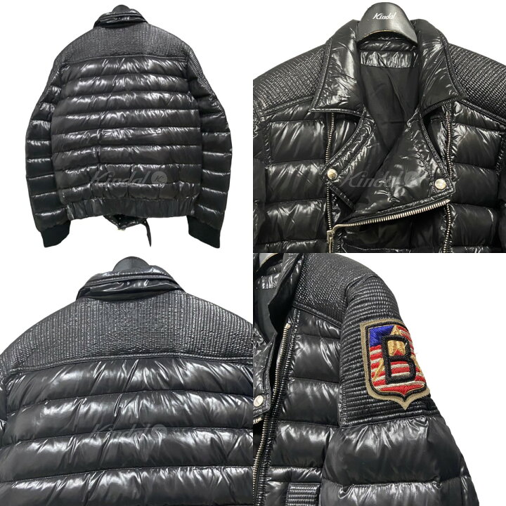 楽天市場】【中古】BALMAIN HOMME 左肩ワッペンライダースダウン 