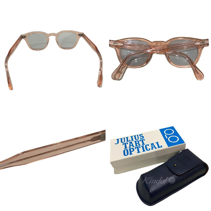 楽天市場】【中古】JULIUS TART OPTICAL ｢AR｣クリアサングラス ピンク 