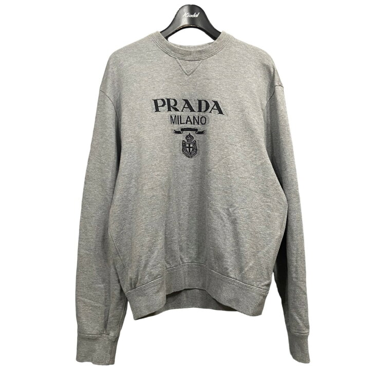 楽天市場】【中古】PRADA ロゴクルーネックスウェットトレーナー  