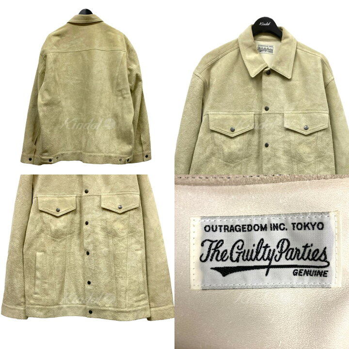楽天市場】【中古】WACKO MARIA ｢LEATHER TRUCKER JACKET｣ スウェード  