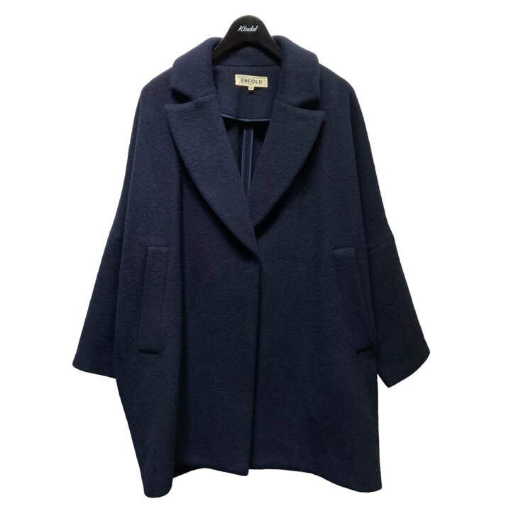 楽天市場】【中古】ENFOLDウールコート ネイビー サイズ：36【価格 