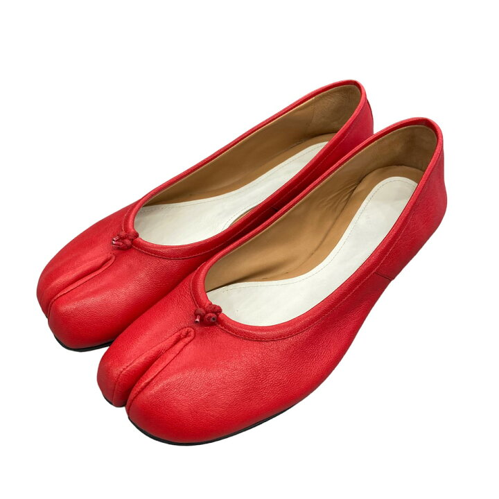 楽天市場】【中古】Maison Margiela 2018AW 足袋バレエシューズ レッド  