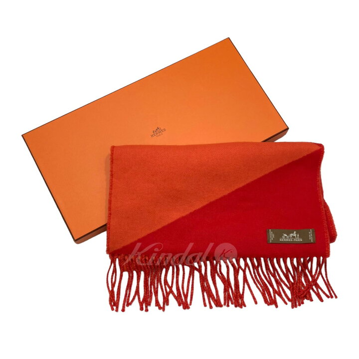 楽天市場】【中古】HERMESカザック ジグザグ カシミヤマフラー  