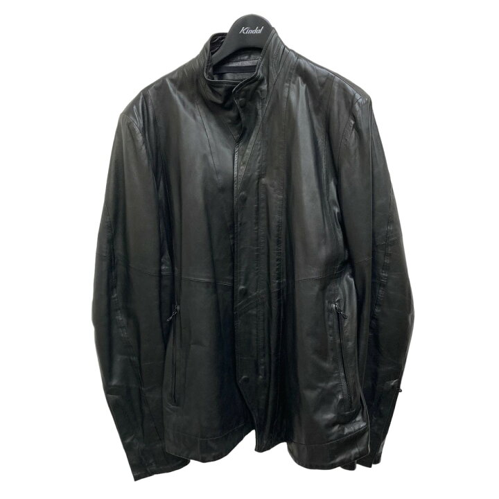 楽天市場】【中古】MA JULIUS シームドライダースジャケット レザー  