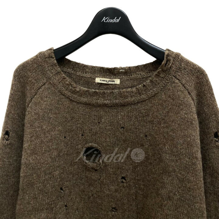 楽天市場】【中古】FUMIKA UCHIDA ダメージニット ブラウン サイズ：36 