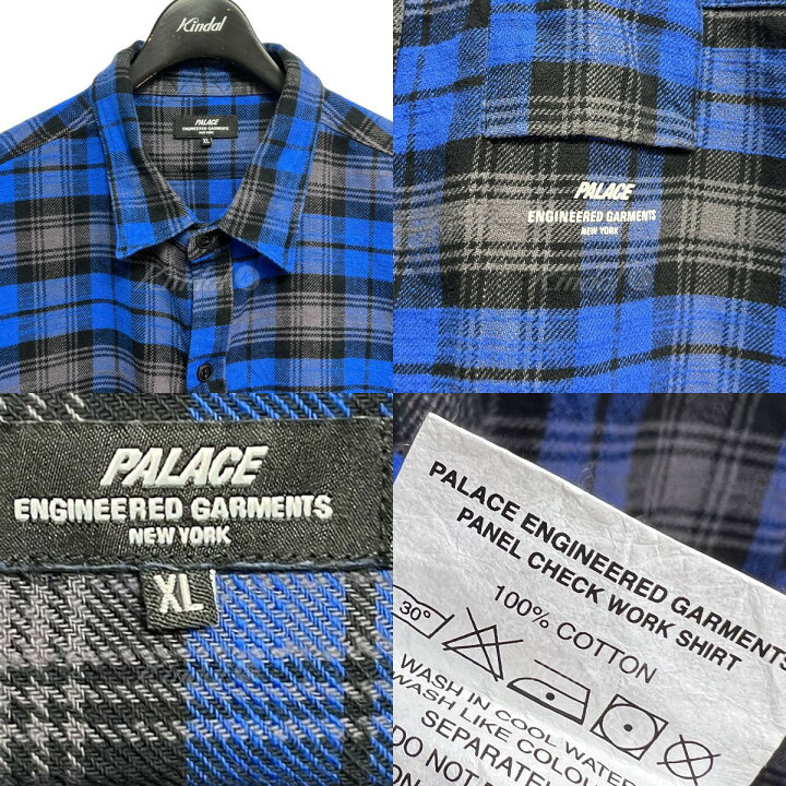 楽天市場】【中古】PALACE×Engineered Garments 2022AW PANEL CHECK 