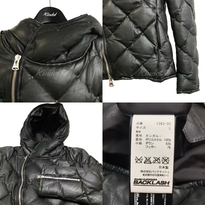 楽天市場】【中古】ISAMU KATAYAMA BACKLASH カンガルーレザーダウン 