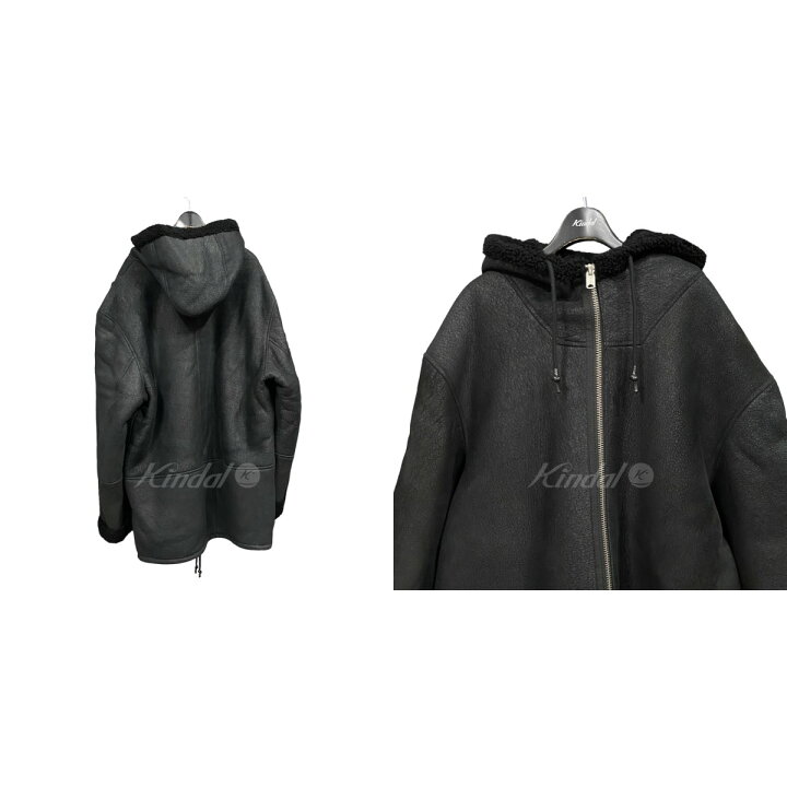 楽天市場】【中古】YEEZY SEASON3 ムートンコート ブラック サイズ：L  