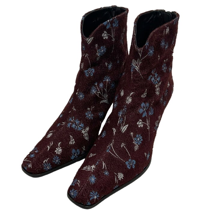 楽天市場】【中古】mame kurogouchi｢Floral Jacquard Boots｣ ヒール 