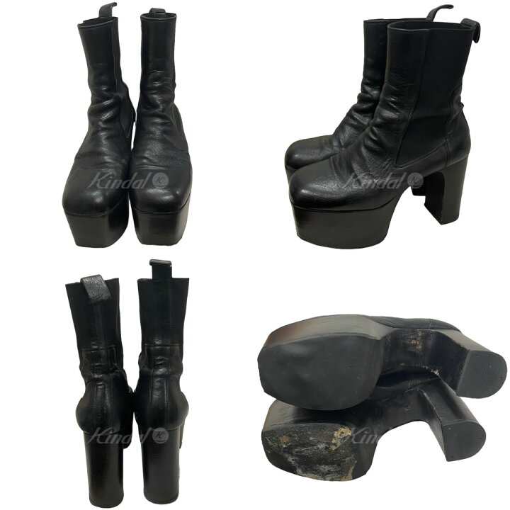 楽天市場】【中古】Rick Owens キスブーツ ブラック サイズ：42 
