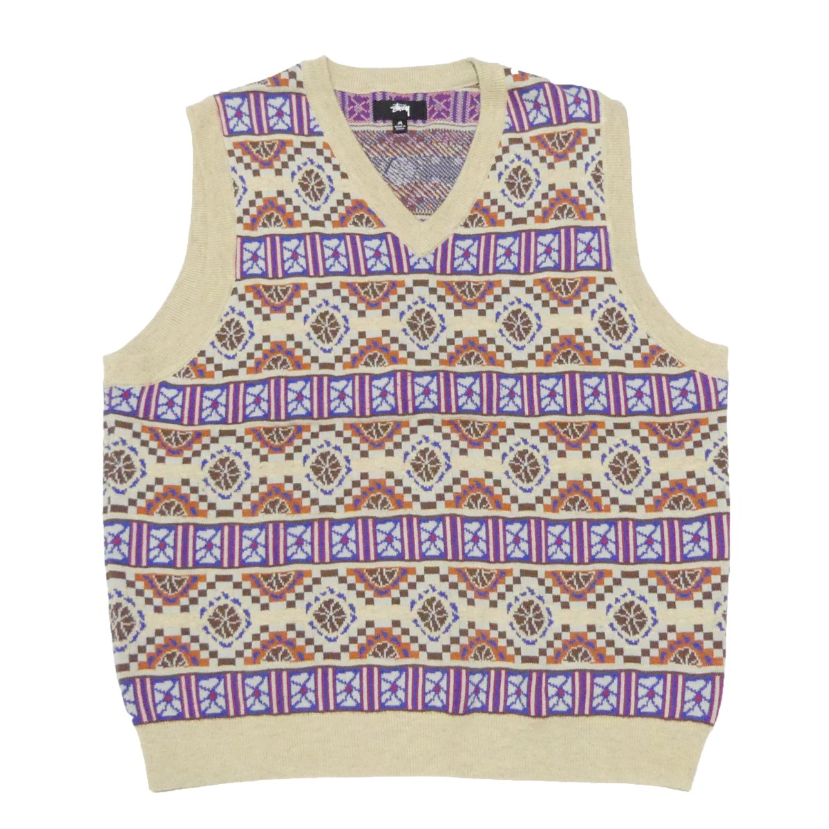 楽天市場】【中古】Stussy Giza sweater vest Vネック ニット ベスト