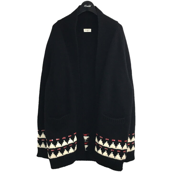 楽天市場】【中古】SAINT LAURENT PARISスパンコールカーディガン 
