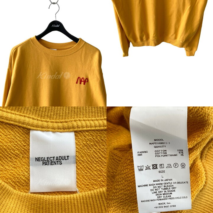 楽天市場】【中古】NEGLECT ADULT PATiENTS ロゴスウェット NAP21AW011 