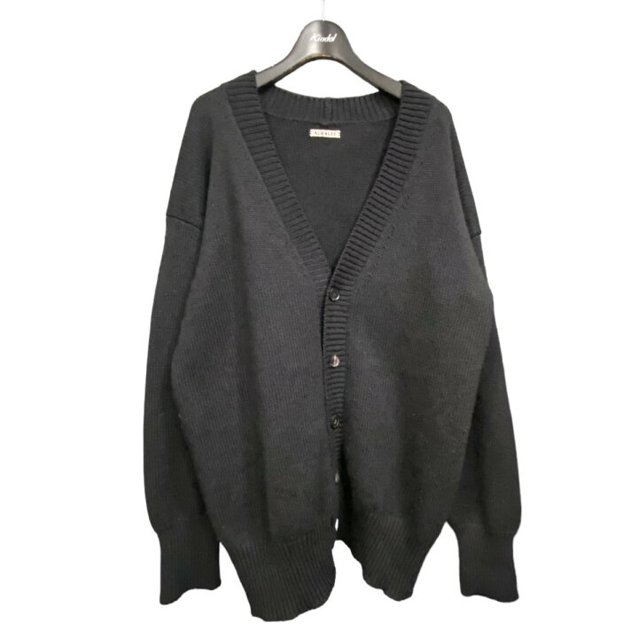 楽天市場】【中古】AURALEE「Felt Wool Yarn Knit Cardigan」リブ  