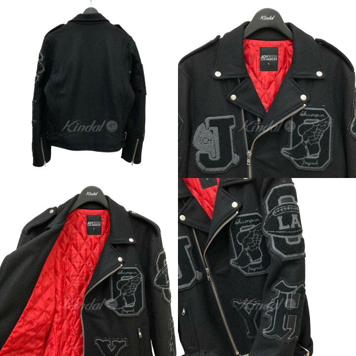 楽天市場】【中古】JOYRICH ワッペン付ダブルライダースジャケット  