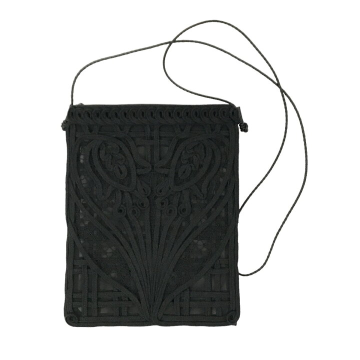 楽天市場】【中古】Mame Kurogouchi Embroidery Pouch With Leather 