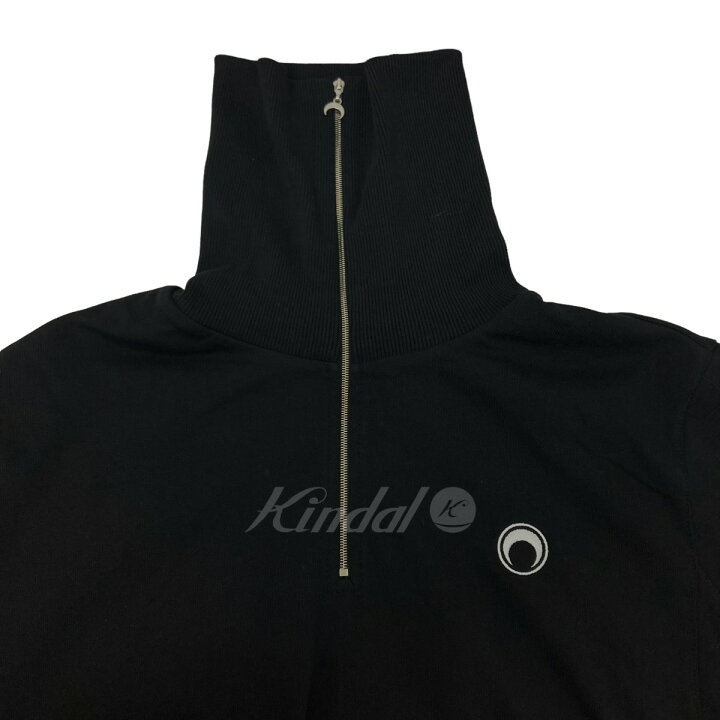 楽天市場】【中古】MARINE SERRE ハーフジップロゴ刺繍スウェット  