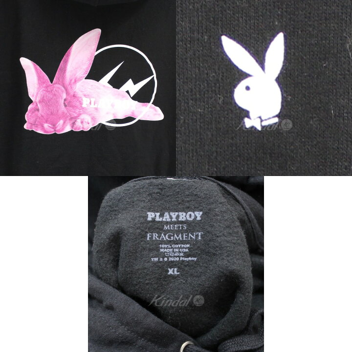 楽天市場】【中古】fragment design × PLAYBOY 20AW Pink Bunny Hoodie 