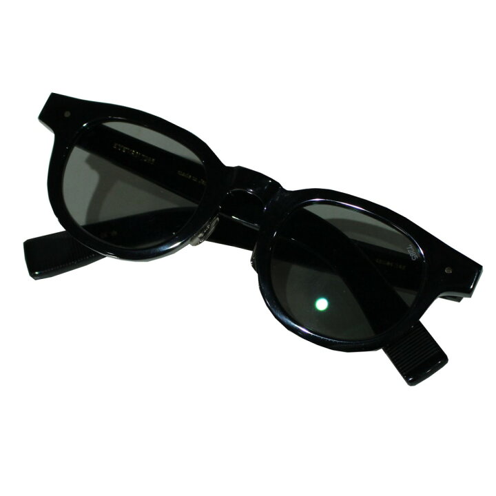 楽天市場】【中古】EYEVAN7285 349 黒ぶち ボストン サングラス メガネ  
