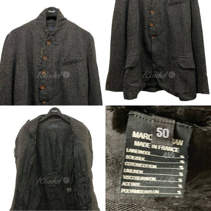 楽天市場】【中古】MARC LE BIHAN テーラードジャケット グレー サイズ  
