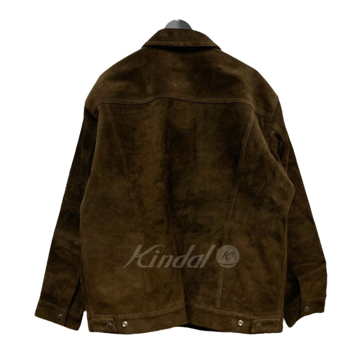 楽天市場】【中古】WACKO MARIA 21AW ｢SUEDE LEATHER TRUCKER JACKET 