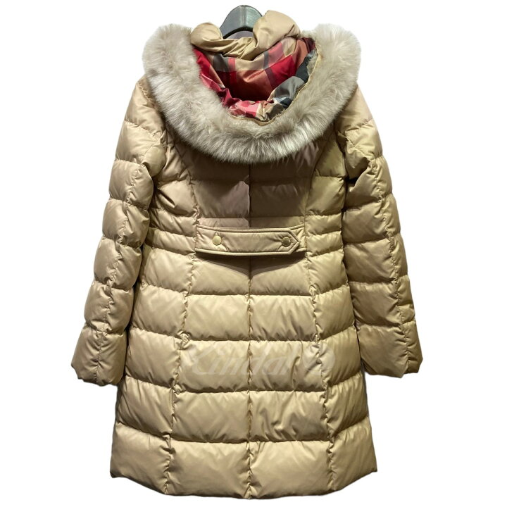 楽天市場】【中古】BLUE LABEL CRESTBRIDGEファー付 ダウンコート 