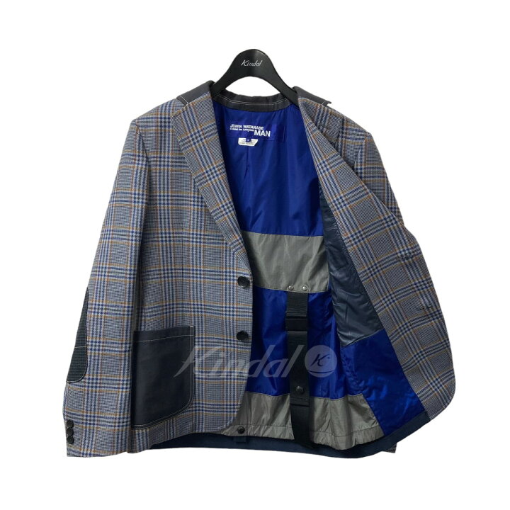 楽天市場】【中古】JUNYA WATANABE MAN パッチワークジャケット グレー 