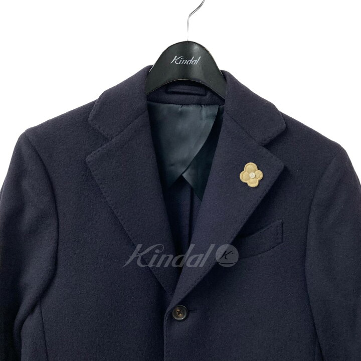 楽天市場】【中古】LARDINI チェスターコート ネイビー サイズ：44  