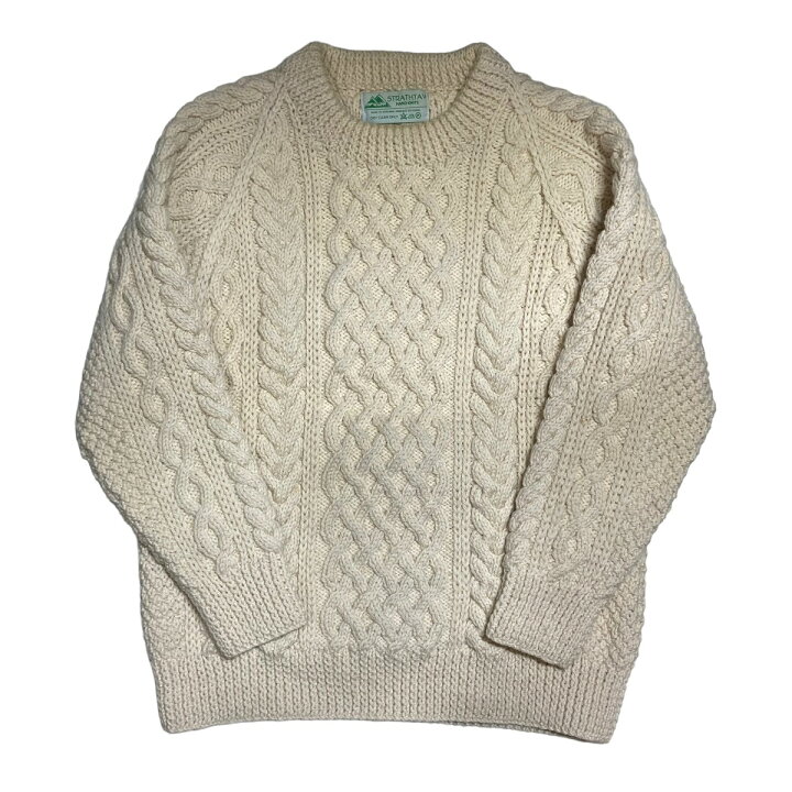 楽天市場】【中古】STRATHTAY by INVERALLAN Mcqueen Sweater アラン  