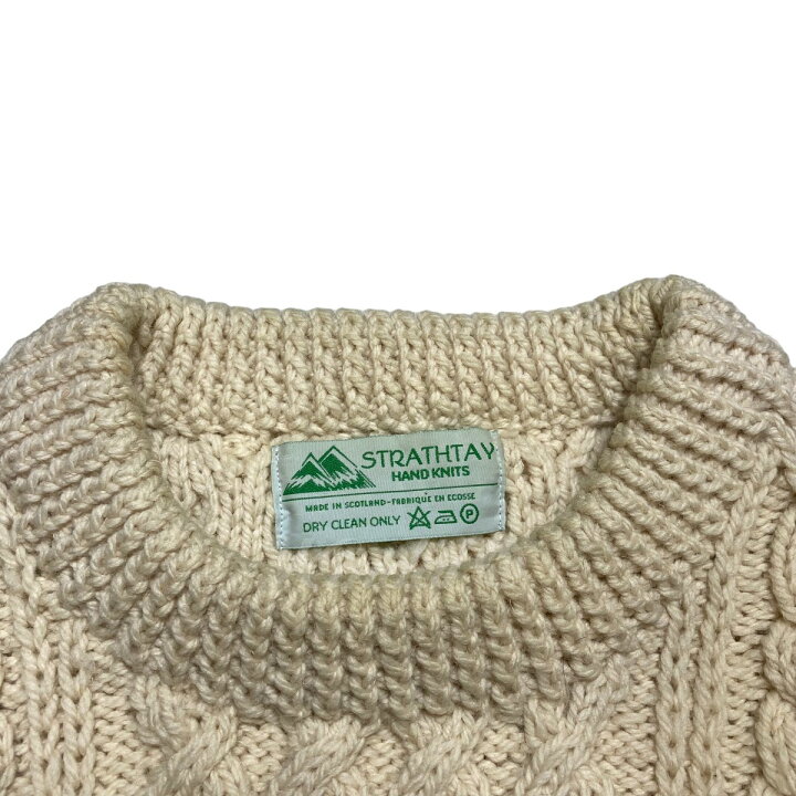 楽天市場】【中古】STRATHTAY by INVERALLAN Mcqueen Sweater アラン  